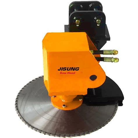 mini excavator saw|tree cutting head for excavator.